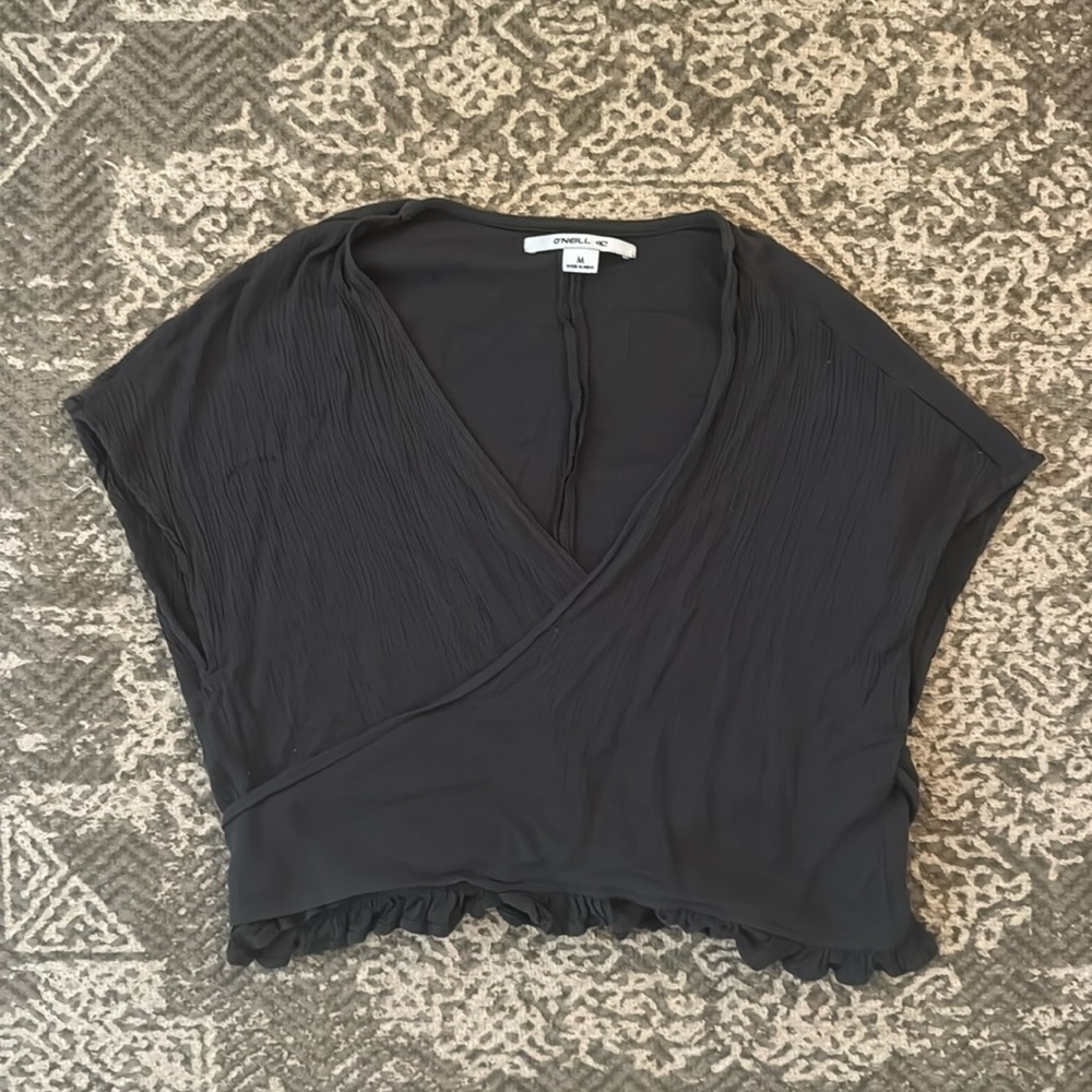 O’Neill Cropped Wrap Top
